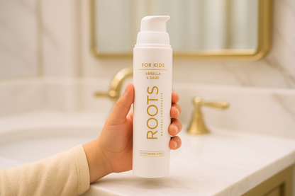 ROOTS tandpasta fluoridevrij - Vanille - FOR KIDS va. 3 jaar