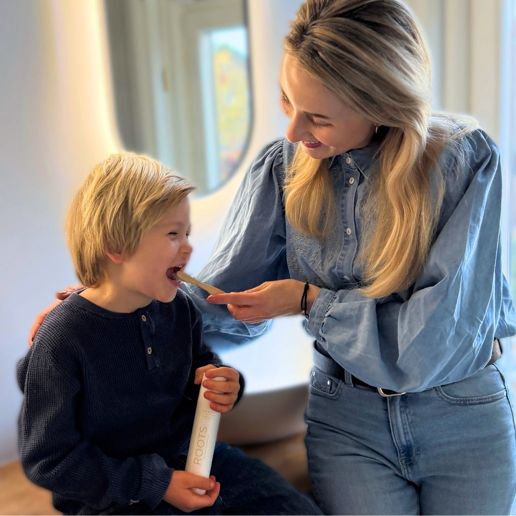 ROOTS tandpasta fluoridevrij - Vanille - FOR KIDS va. 3 jaar