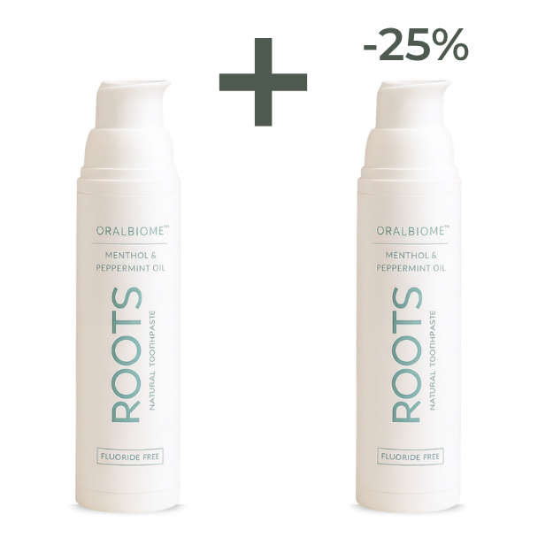 ROOTS Tandpasta OralBiome 1 + 1 (-25%)