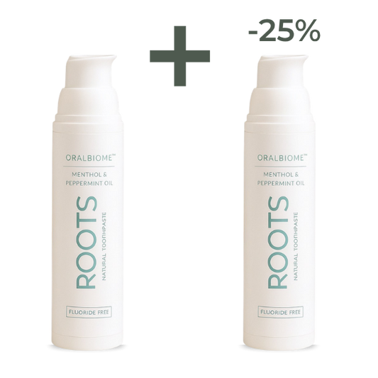 ROOTS Tandpasta OralBiome 1 + 1 (-25%)
