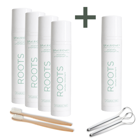 ROOTS Tandpasta OralBiome™ - 4 + 1 gratis